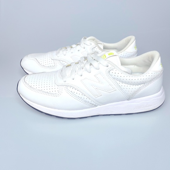 New Balance 420 White/Lime Mens/Womens - Picture 2 of 9